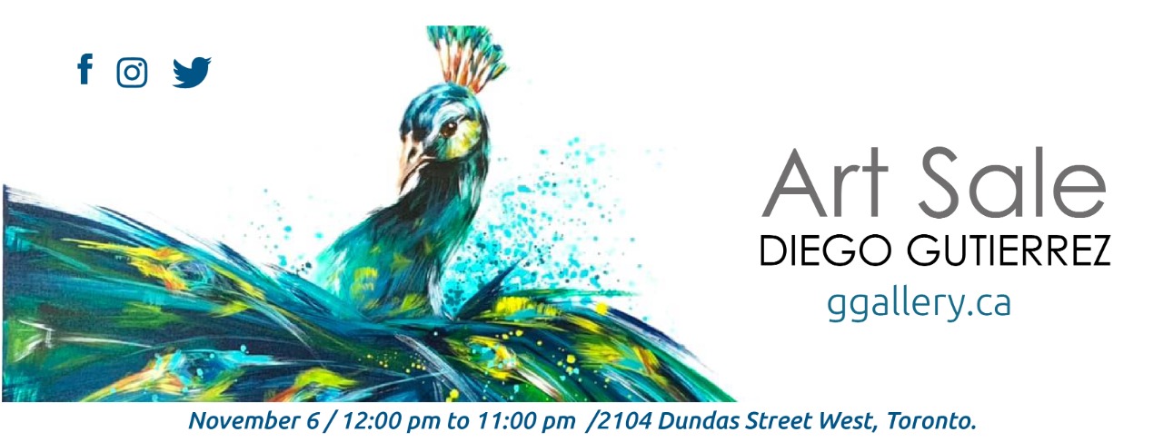 Art Sale - November 6, 2021 12:00pm to 11:00pm - 2104 Dundas Street West, Toronto
